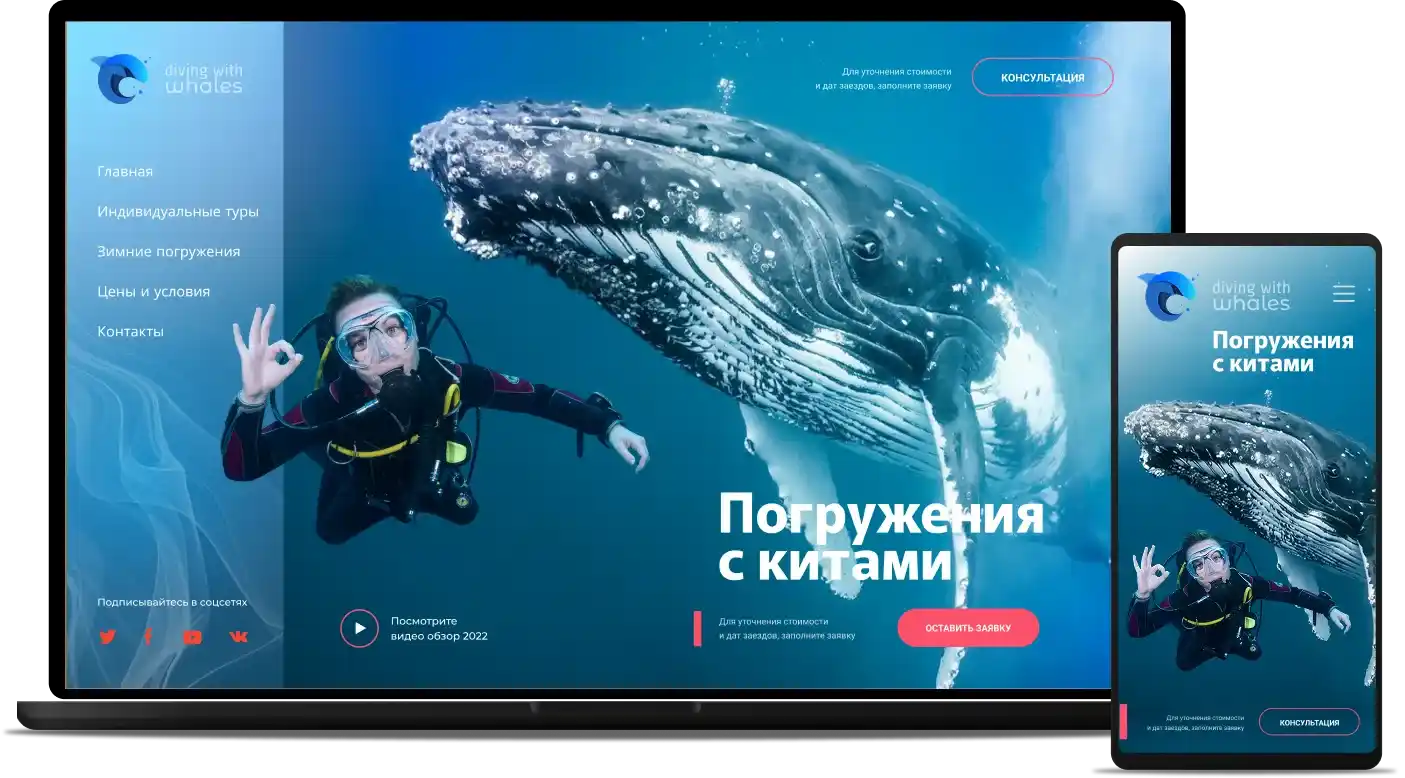 Погружение с китами